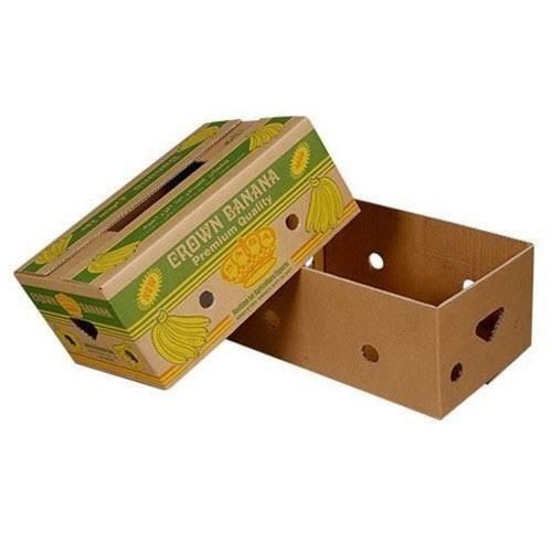 Fresh Banana Fruit Printed Corrugated Packaging Box