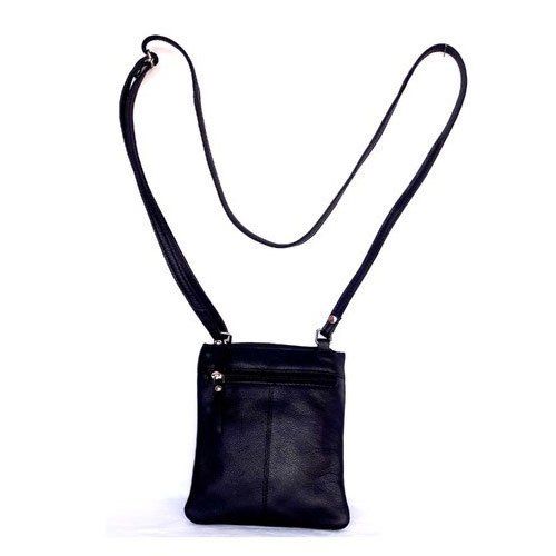 Ladies Black Leather Sling Bag