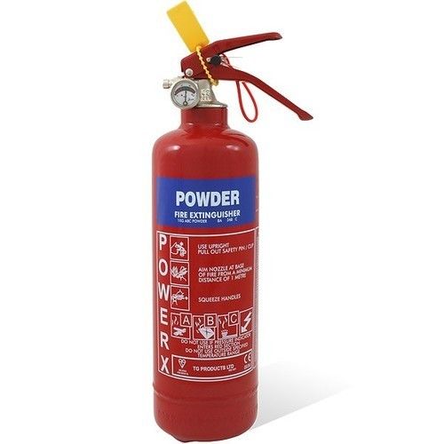 Ceiling Mounted Fire Extinguisher - Premium Quality, 5 Kg Dry Powder Type, Red Mild Steel | Automatic Modular Design, Extinguishes Class A, B, C Fires