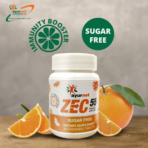 Healthy and Natural ZEC 55 Vitamin C Chewable Tablets