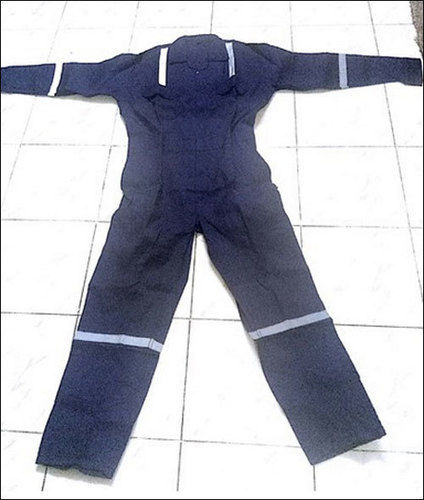 Blue Industrial Long Sleeve Coverall