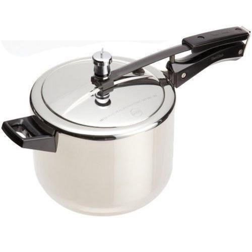 Polished Hard Anodized Inner Lid Aluminium Pressure Cooker