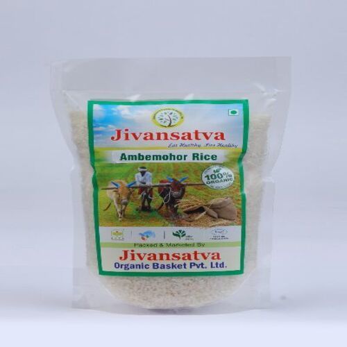 White Healthy And Natural Organic Ambemohar Rice