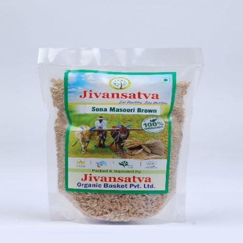 Healthy And Natural Organic Sona Masoori Brown Rice Shelf Life: 6 Months