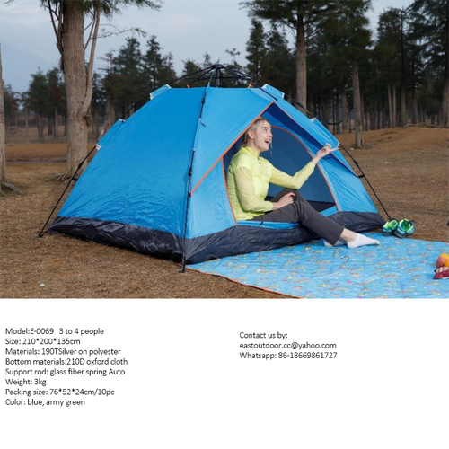 Outdoor Camping Tent with 3kg Weight