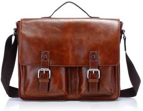 Various Colors Are Available Plain Mens Leather Bag