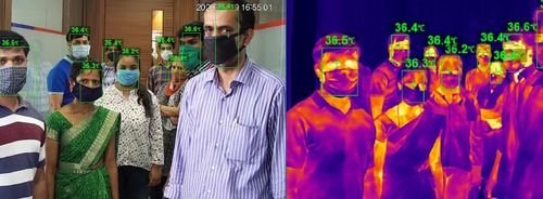 Temperature Detector Thermal Camera Application: Railway Stations