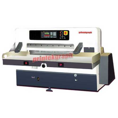 White Automatic Paper Cutting Machine