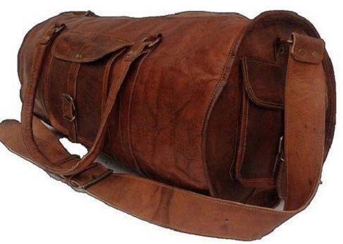 Plain Designer Leather Sports Bags