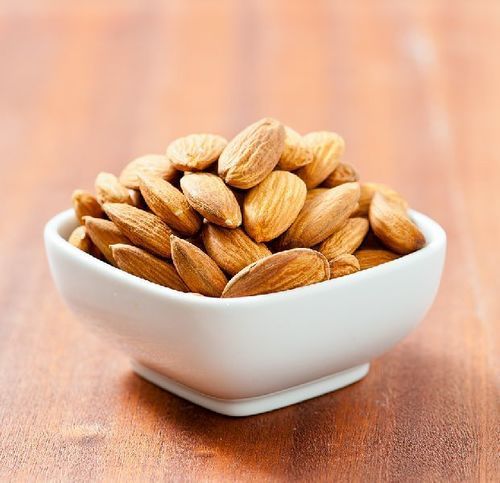 Natural Almond Kernels - Dried, Standard Size, Brown Color | Air Tight Packaging, Rich In Protein, Good Taste, Very Good Quality