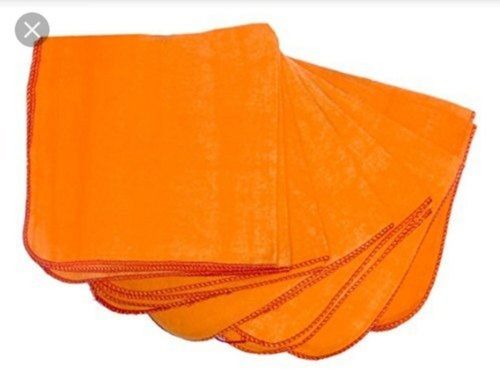 Orange Color Soft Cleaning Cotton Duster Cloth
