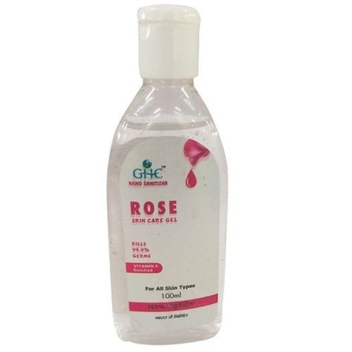 100ML Rose 70% Alcohol Hand Sanitizer Gel