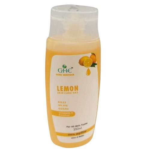 70% Alcohol Lemon Fragrance Hand Sanitizer Gel Age Group: Suitable For All Ages