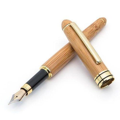 Brown Appealing Look Wooden Pen