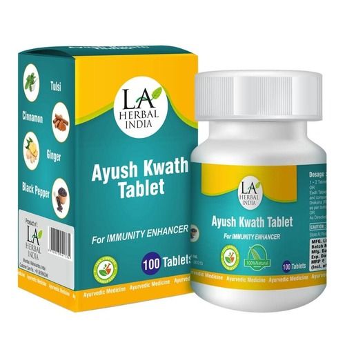 Ayush Kwath Tablets For Immunity Enhancer - (1 Bottle x 100 Tablets)