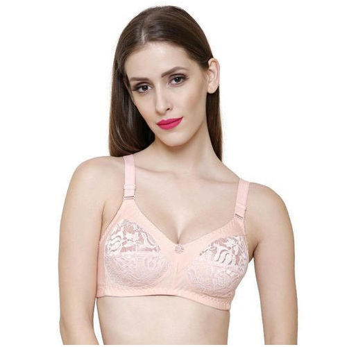 Ladies Daily Wear Pink Bra