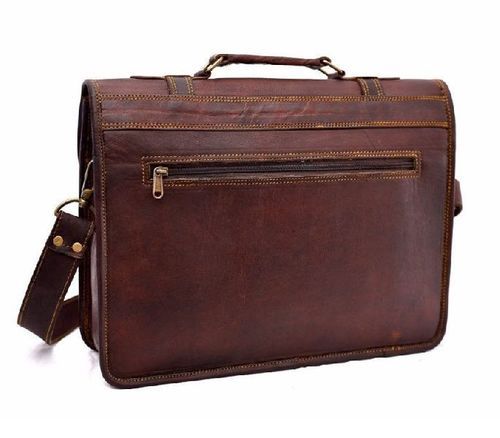 Spacious Leather Designer Laptop Bag