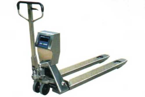 Yellow Ansu Hydraulic Pallet Truck With Scale