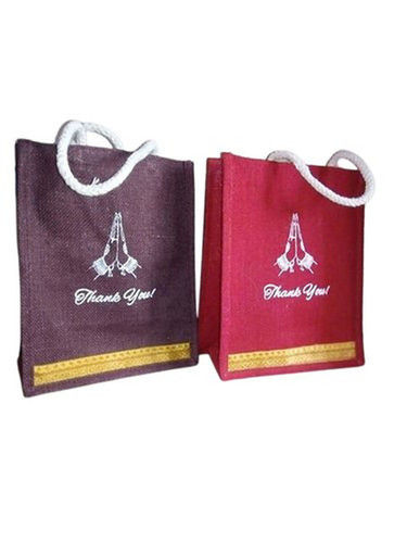 Printed Fancy Jute Bag/Jute Thamboolam Bag/Wedding Gift Bag/Return Gift Bag/Jute  Bag in Thrissur at best price by Jay Exporters - Justdial