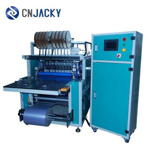 Blue Automatic Plastic Pvc Card Magnetic Strip Application Machine