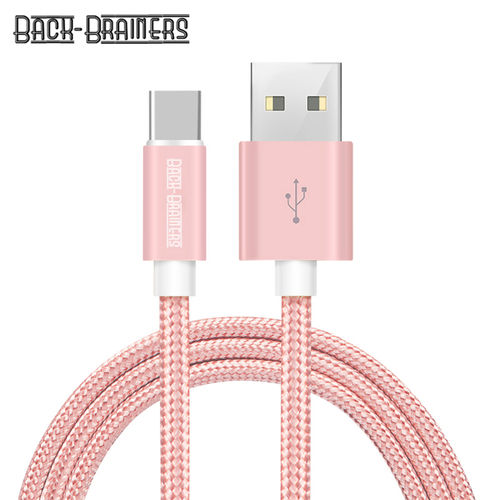 Back-brainers Usb Type-c Data Cable (Rose Gold)