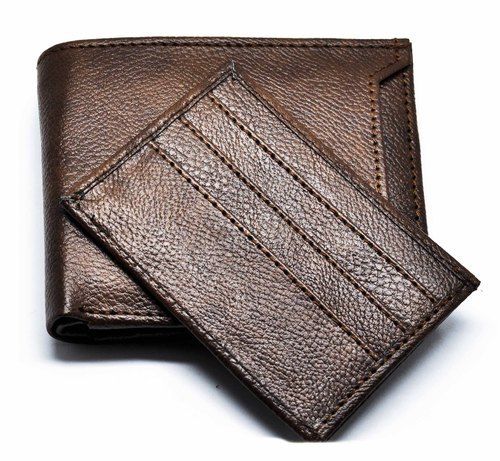 Brown Mens PU Leather Wallet