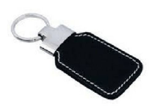 Black Color Leather Keychain