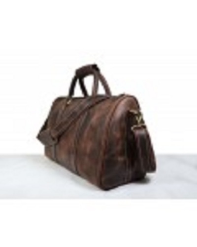 Tyros Leather Travel Bag - Lightweight Wrinkle-Free Leather, Various Colors and Sizes Available | Quality Tested for Men