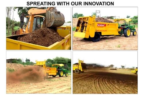 Yellow High Efficient Manure Spreader