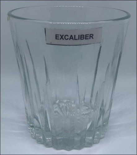 Round Transparent Drinking Glass