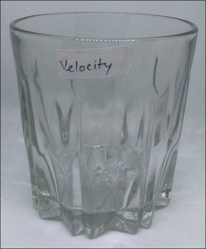 Velocity Transparent Drinking Glass