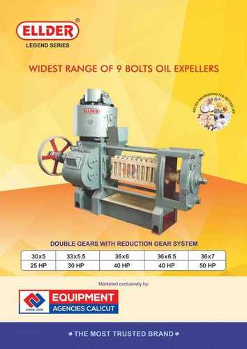 Commercial Expeller 9 Bolt Cold Press Ground Nut Oil Extracting