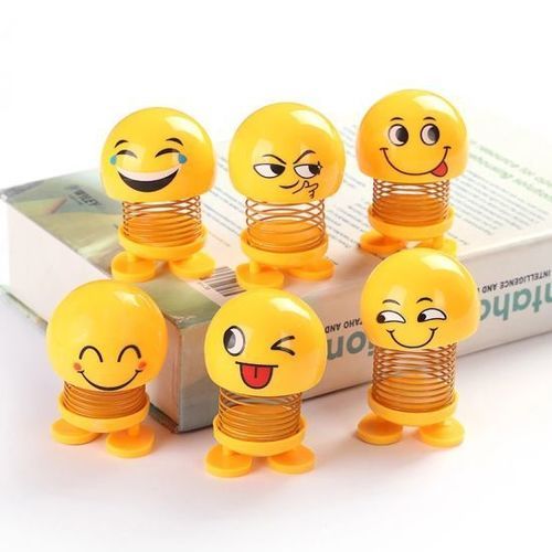 Smiling face hot sale spring doll