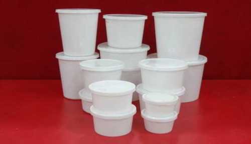 Disposable White Plastic Food Container Size: All Size