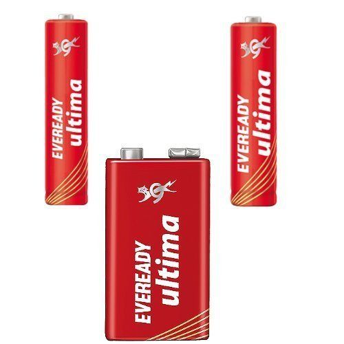 Red Color Alkaline Batteries