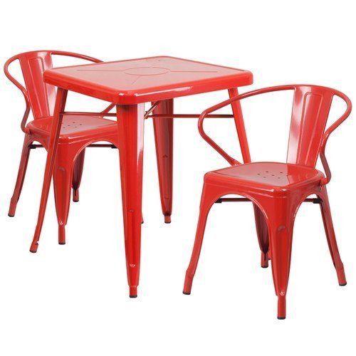 Red Color Dining Set