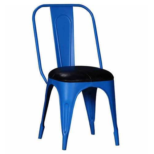 Water Resistance Black Color Iron Chair