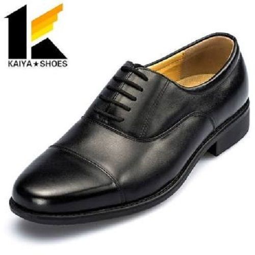 Black Color Mens Office Shoes Size: Various Sizes Are Available