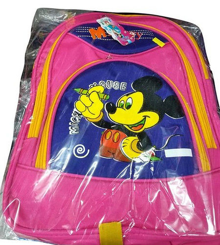 Mulicolor Cartoon Printed Kids School Bag