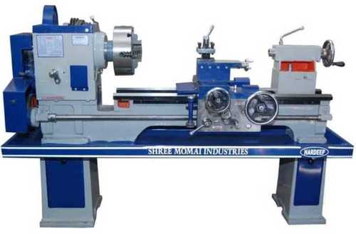 Blue Hmi Control Semi Automatic Lathe Machine