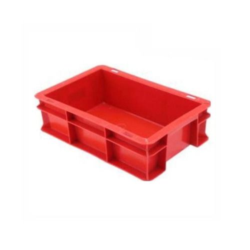 लाल 4 लीटर ठोस प्लास्टिक बक्से 
