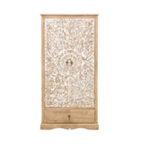 Durable Wooden Carving Wardrobe Cabinet