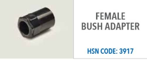 Round Black Female Bush Adapter