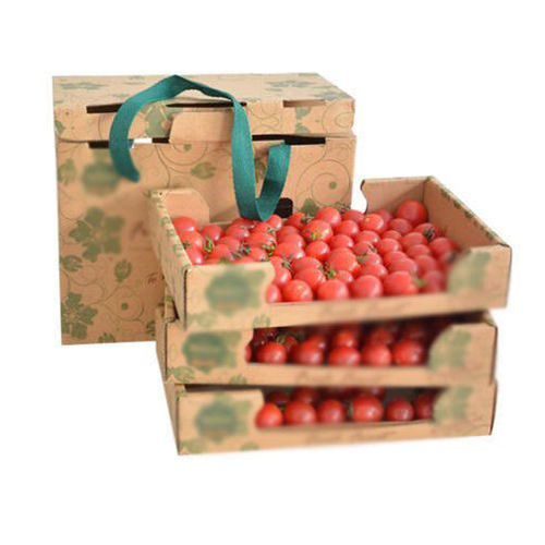 Brown Fruit And Vegetable Packaging Printed Corrugated Box