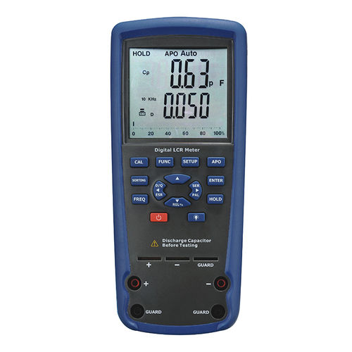 Blue And Black Metravi 4070D Digital Hand-Held Lcr Meter