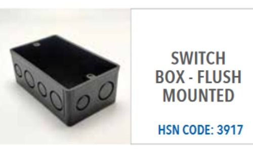 Black Switch Box Flush Mounted (Electrical Switch)