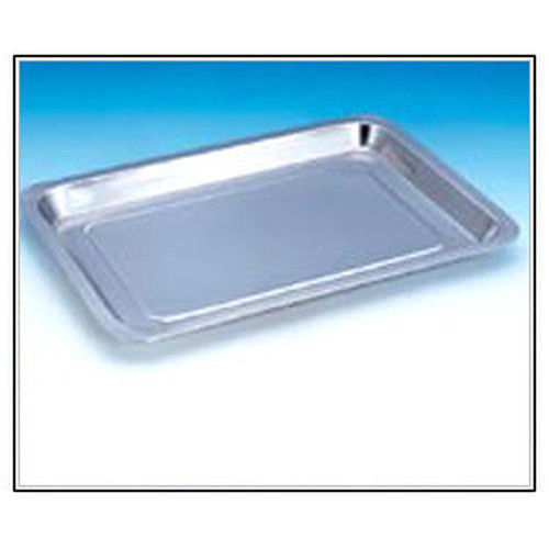 Silver Polished Steel Square Tray