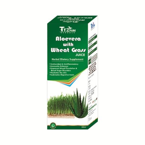 Aloe Vera Wheat Grass Mixed Juice