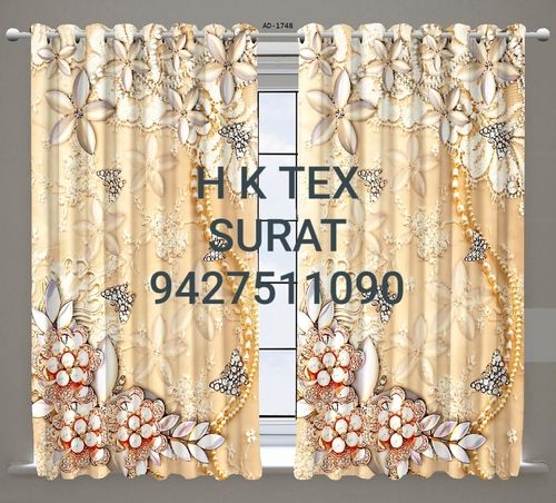 Multicolours Attractive Digital Printed Curtain