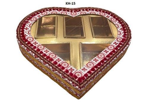 Heart Shape Cardboard Gift Boxes For Dry Fruits